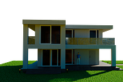 Modern Two-Storey Villa with Pool 3D, an Architecture 3D Model by Casa Mandarina (Thumbnail 4 of 10)