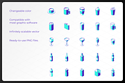 Icometric - Drink Icons, an Outline Icon by oelhoem (Thumbnail 2 of 3)