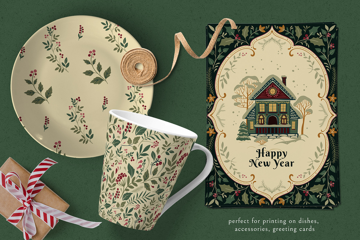 Christmas Ornate Frames & Patterns, an Object Graphic by Molly art (Photo 8 of 14)