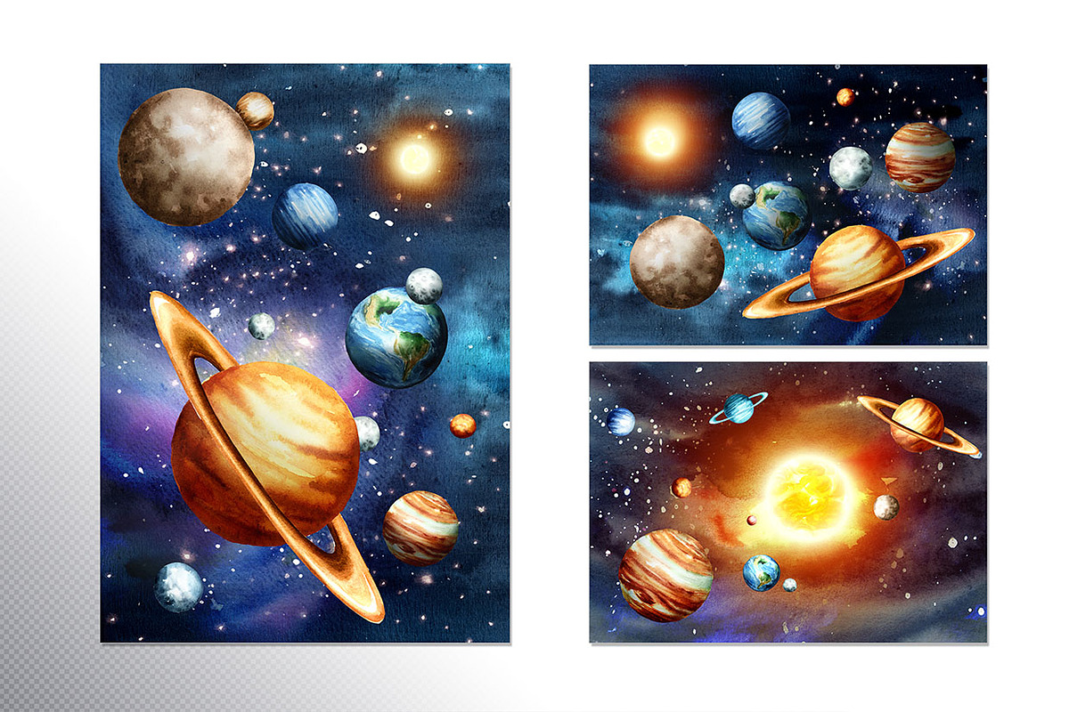 Mysterious Cosmos, an Illustration by Daria Ustiugova (Photo 2 of 27)