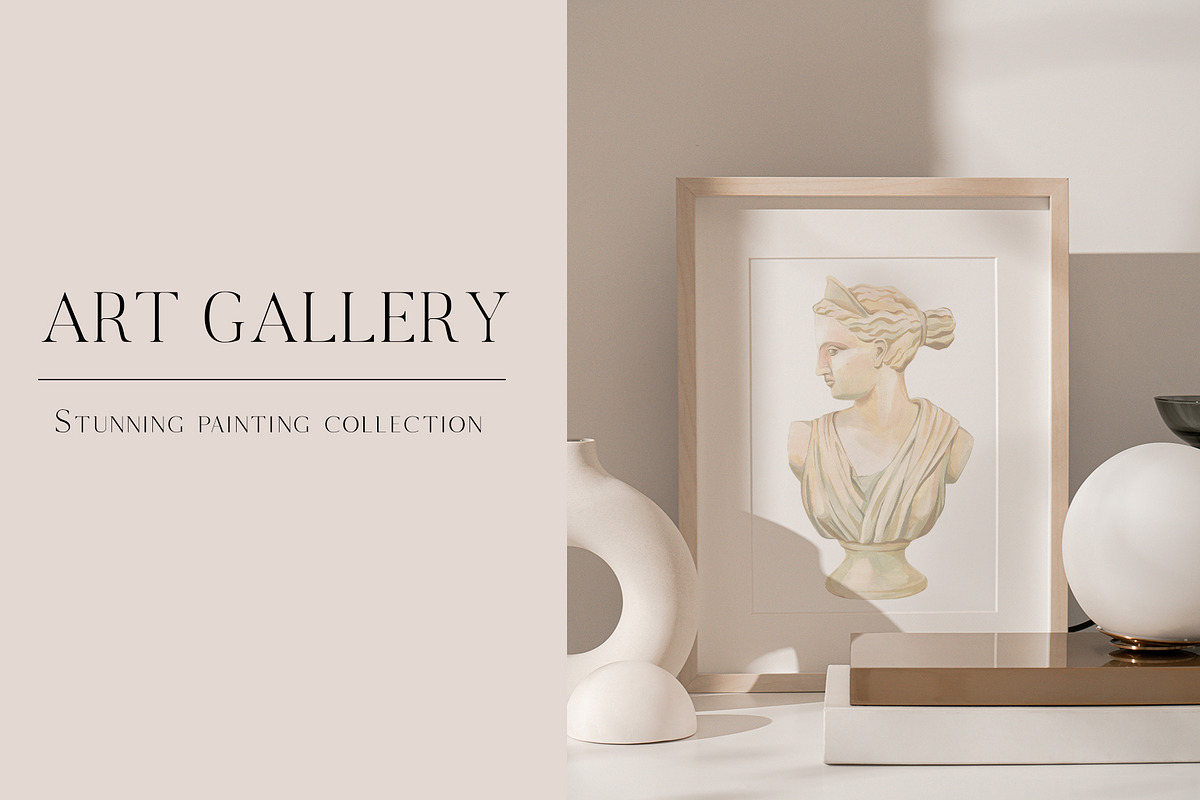 Art gallery. Painting collection., an Illustration by Anyuka (Photo 1 of 8)