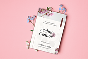 Floral Wedding Canva Template Set, an Invitation Template by TemplateCastleStore (Thumbnail 8 of 9)