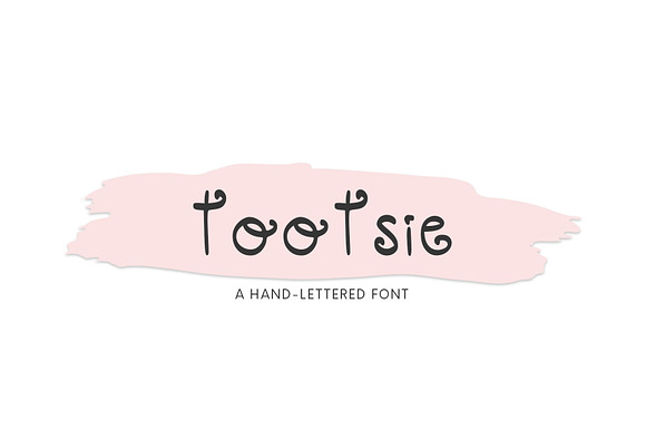 Tootsie, A Cute Hand-Lettered Font preview 7