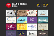 Font & Graphic Bundle - 95% off, a Script Font by vuuuds (Thumbnail 2 of 33)