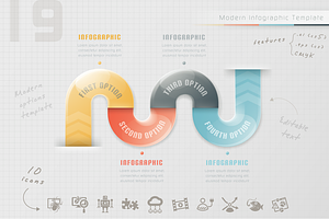 Modern Infographic Options 19