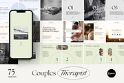 Mental Health Instagram Templates, a Social Media Template by Chewie Co (Thumbnail 1 of 12)
