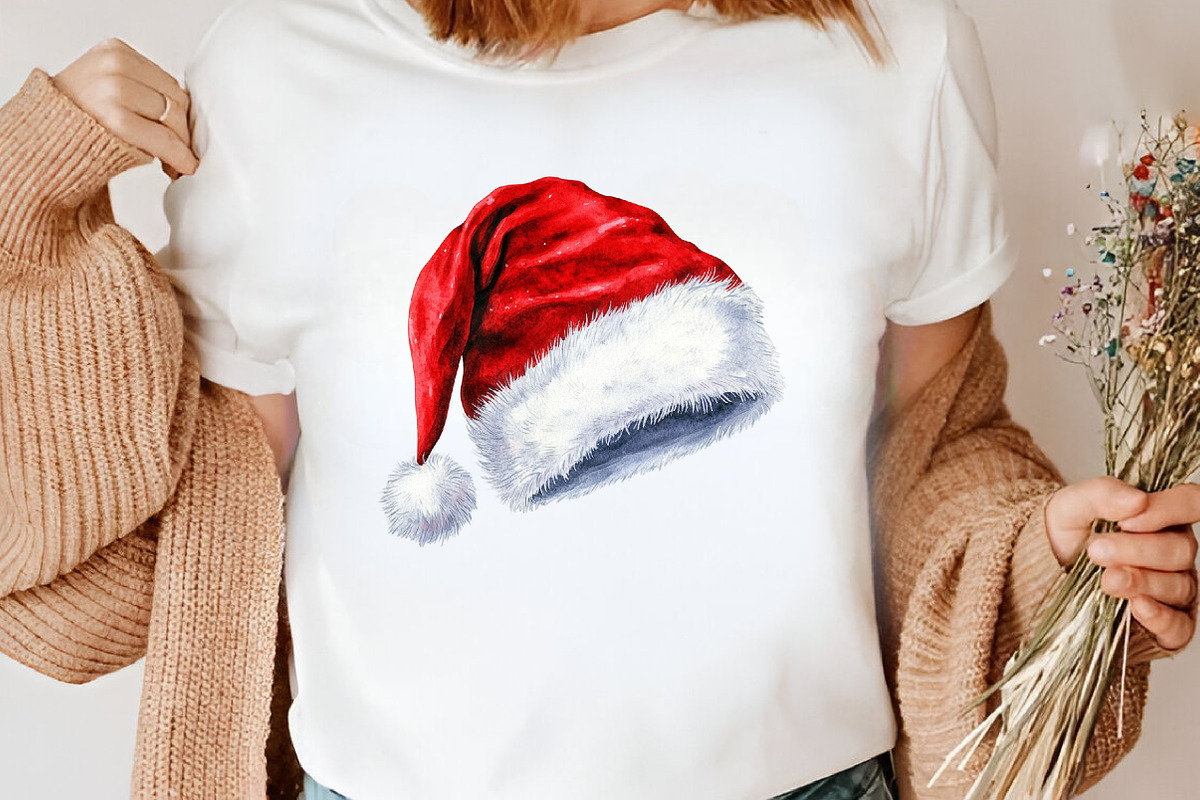 Retro Santa Christmas Clipart, an Illustration by Canvas Craft (Photo 4 of 7)