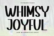 Whimsy Joyful, a Serif Font by FreshTypeINK (Thumbnail 1 of 8)