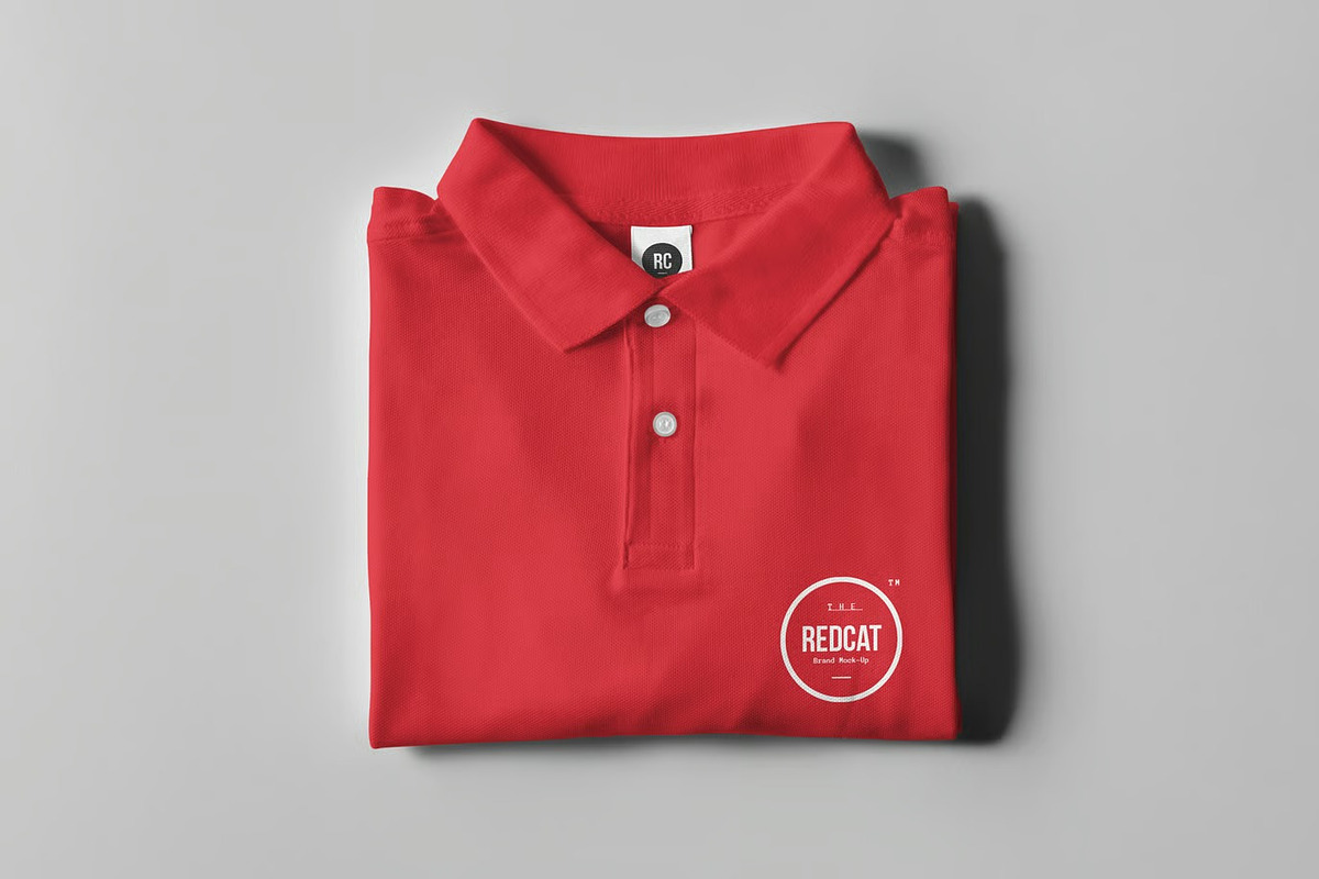 Polo Shirt Mock-up, a Shirt Mockup by zippypixelstudio (Photo 4 of 8)