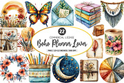 Boho Planner Lover PNG, an Illustration by SinaCreation (Thumbnail 1 of 5)