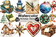 Cozy Christmas Charm Sublimation, an Illustration by Black Bird Studio (Thumbnail 1 of 6)