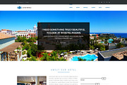 One Page Hotels PSD Website Template, a Landing Page Template by WebbyTemplates (Thumbnail 2 of 4)