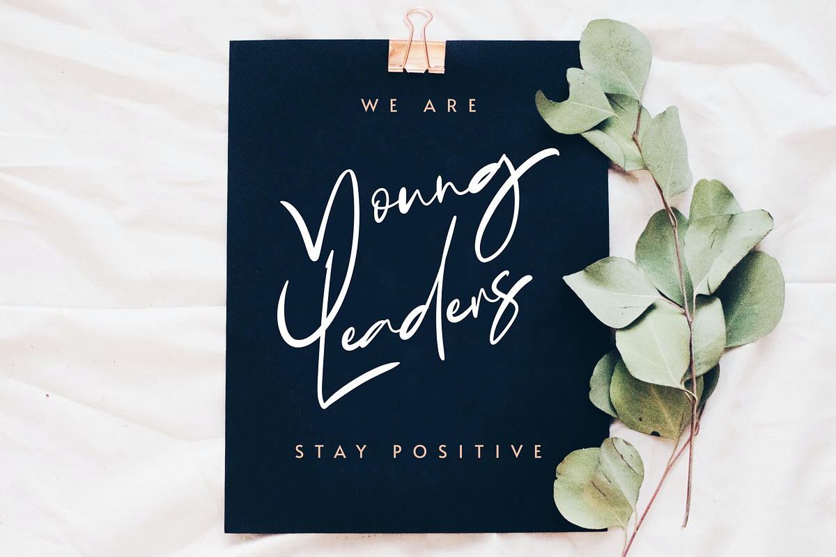 Bonyca - Modern Script, a Script Font by Inspiratype (Photo 4 of 5)