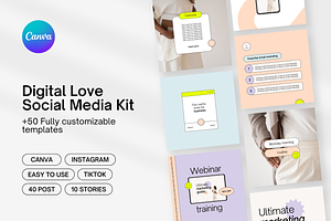 Digital Love Social Media Kit