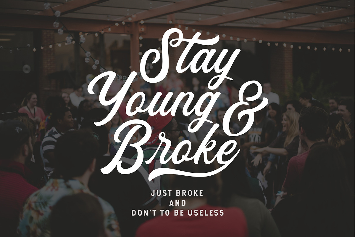 Eusthalia Typeface, a Script Font by YdhraStudio (Photo 10 of 11)