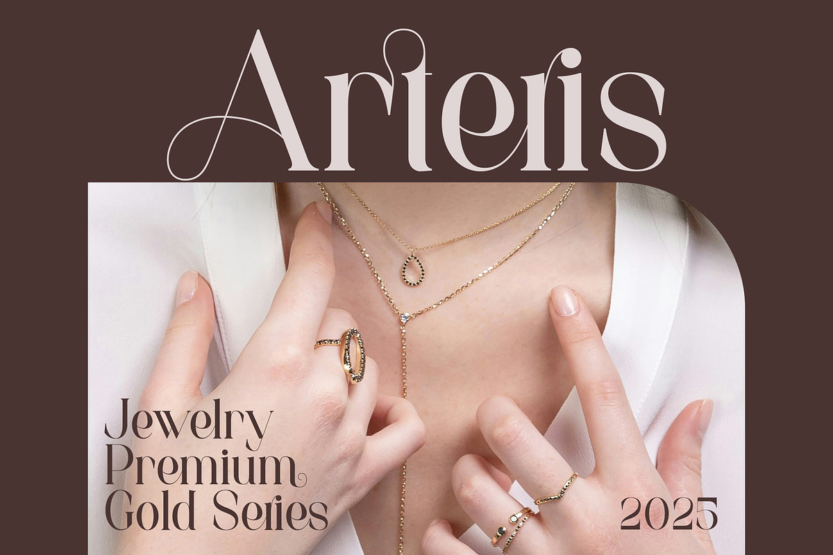 Asteria - Luxury Serif Font, a Serif Font by Aqeel_Art (Photo 3 of 12)