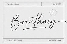 Breathney -  Modern Script