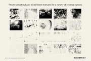 Gritty Texture Brushes for Photoshop, a Brush Add-On by Komet & Flicker (Thumbnail 14 of 14)
