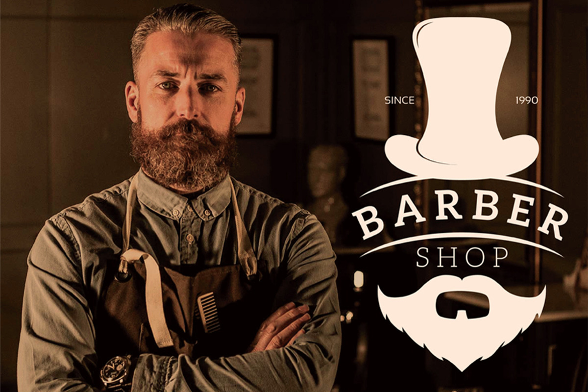 Barber Shop Logo Emblems, a Branding & Logo Template by Artha Desain (Photo 6 of 14)