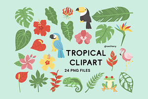Tropical Clipart - Swiitery