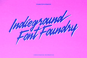 Overglow Font, a Script Font by Indieground Design Inc. (Thumbnail 9 of 9)