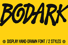 Bodark – Hand Drawn Tagging Font