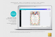 Mexican Wedding Invitation | CANVA, a Stationery Template by Creative Market (Thumbnail 2 of 5)