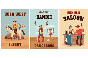 Wild West Posters. Sheriff Adventure