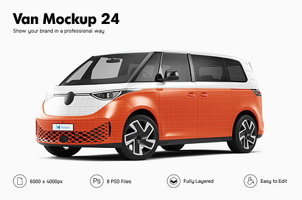 Van Mockup 24, a Product Mockup by Mockupix
