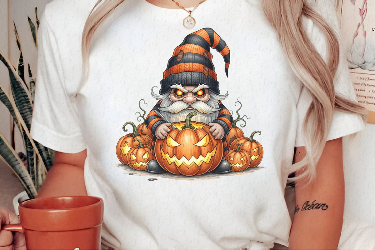 Halloween Zombie Gnomes PNG, an Illustration by Craft Nest (Photo 2 of 6)