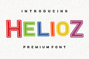 Helioz, a Handwritten Font by Fourteen Letter (Thumbnail 1 of 8)