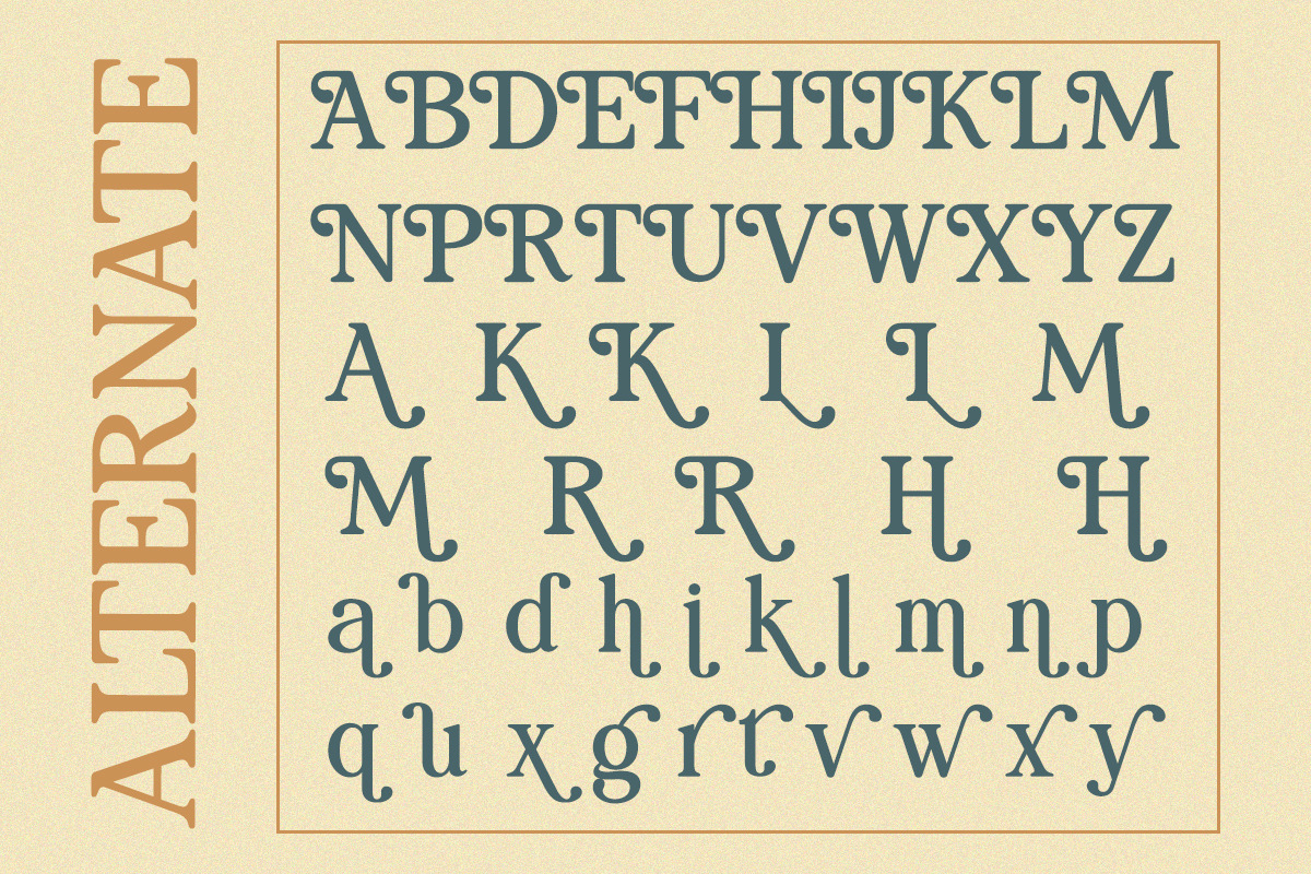 Vintage Odities - Retro Serif, a Serif Font by Qweera Studio (Photo 11 of 12)