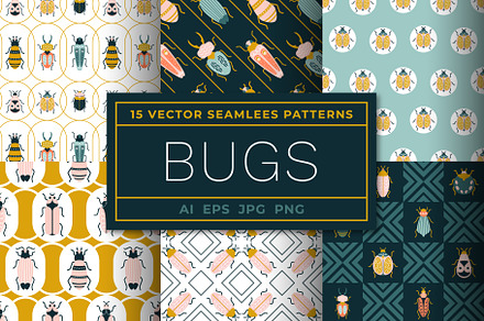 The Bugs in Art Deco style