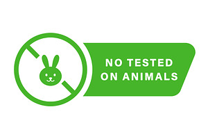 Not Experiment on Rabbit Sign, an Object Illustration by Vector Creator