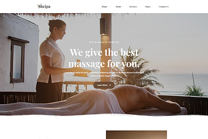 Spa & Beauty Elementor Template Kit, a Landing Page Template by Elite Templates