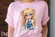 Quirky Cute Little Girl Clipart Png, an Illustration by RobertsArt (Thumbnail 4 of 5)