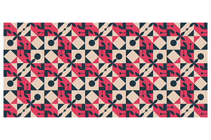 Geometric tiled ornament, a Pattern Graphic by Creative Backgrounds