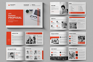 Business Proposal Layout, a Brochure Template by ContestDesign