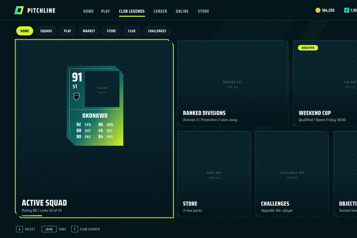 Football Game UI Kit, 100 Screens, an UI Kit Template by pawellpi (Photo 48 of 117)