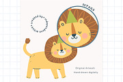 Wild Birthday Party Animals, an Animal Illustration by Petit Citizen Design (Thumbnail 5 of 8)