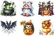 Halloween Animals Sublimation, an Illustration by DreamArtGraphic (Thumbnail 3 of 5)