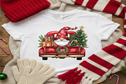 Christmas Red Truck PNG Bundle, a Graphic by Digi_Design_World (Thumbnail 4 of 5)