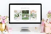 Feminine WordPress Theme | Willow, a WordPress Template by Hello Chic Designs (Thumbnail 2 of 2)