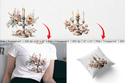 Antique Candlestick Clipart, an Object Graphic by Artnoy (Thumbnail 3 of 5)