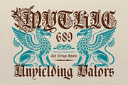 Piston Black Typeface, a Blackletter Font by alit design (Thumbnail 4 of 19)
