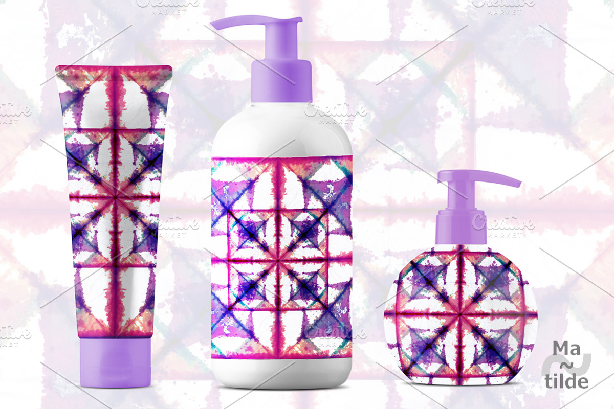 Shibori Tiedye Orizomegami Textures, a Texture Graphic by MatildeGraphics (Photo 8 of 14)