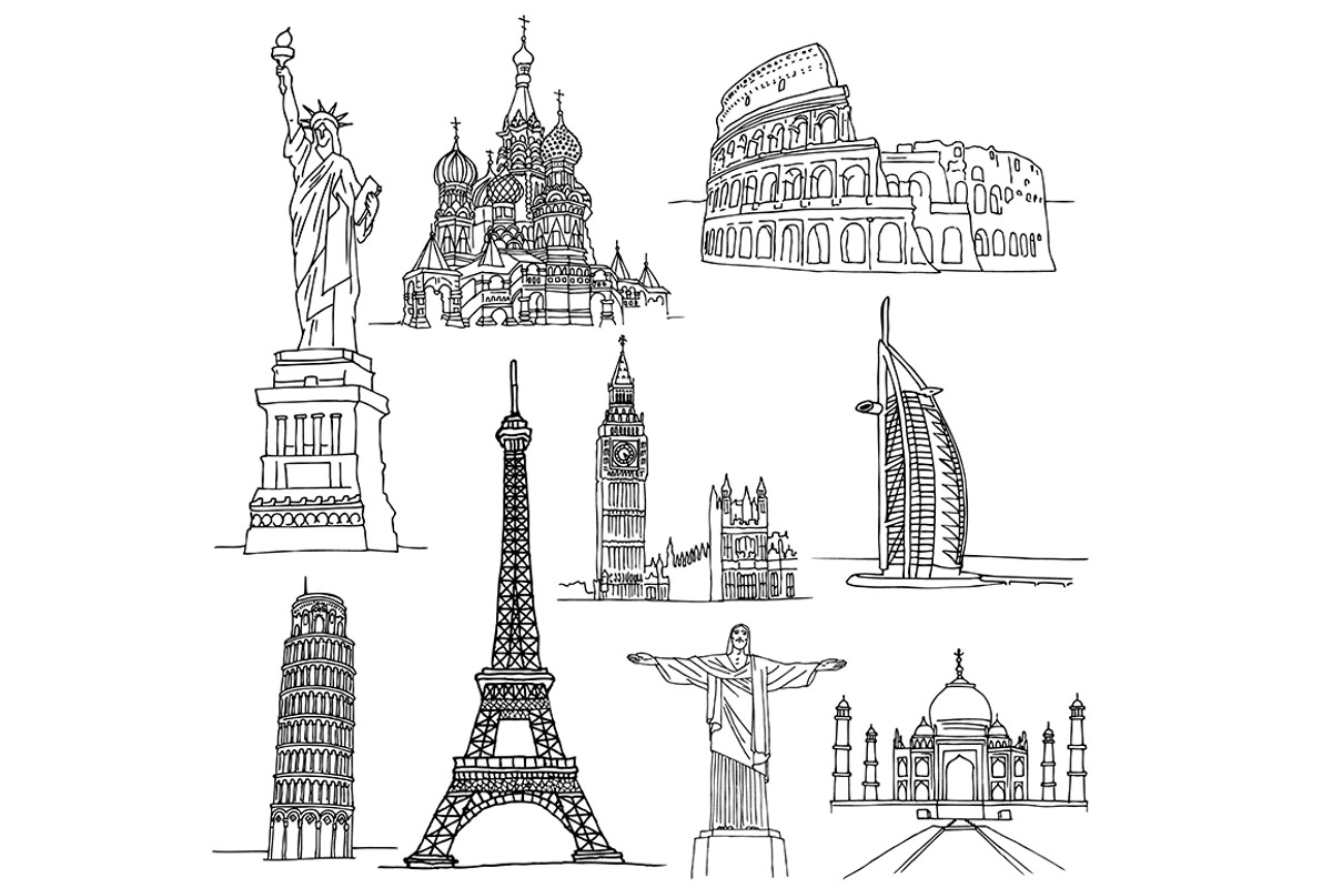 Sketches of Famous Places, an Illustration by IvanFet