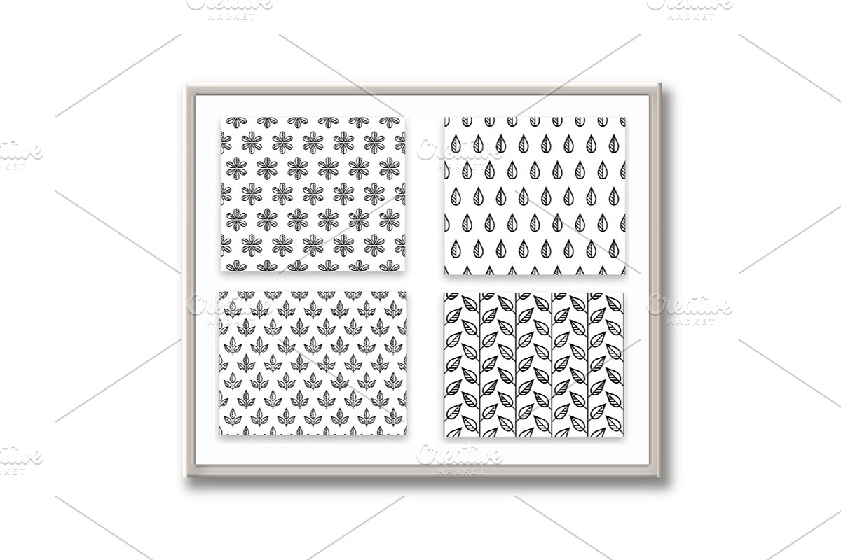 Set of floral patterns, a Pattern Graphic by RODINA (Photo 4 of 4)
