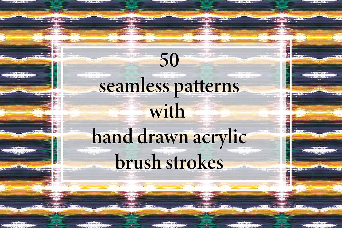 Patterns with acrylic brush strokes, a Pattern Graphic by Art Sproot (Photo 2 of 8)