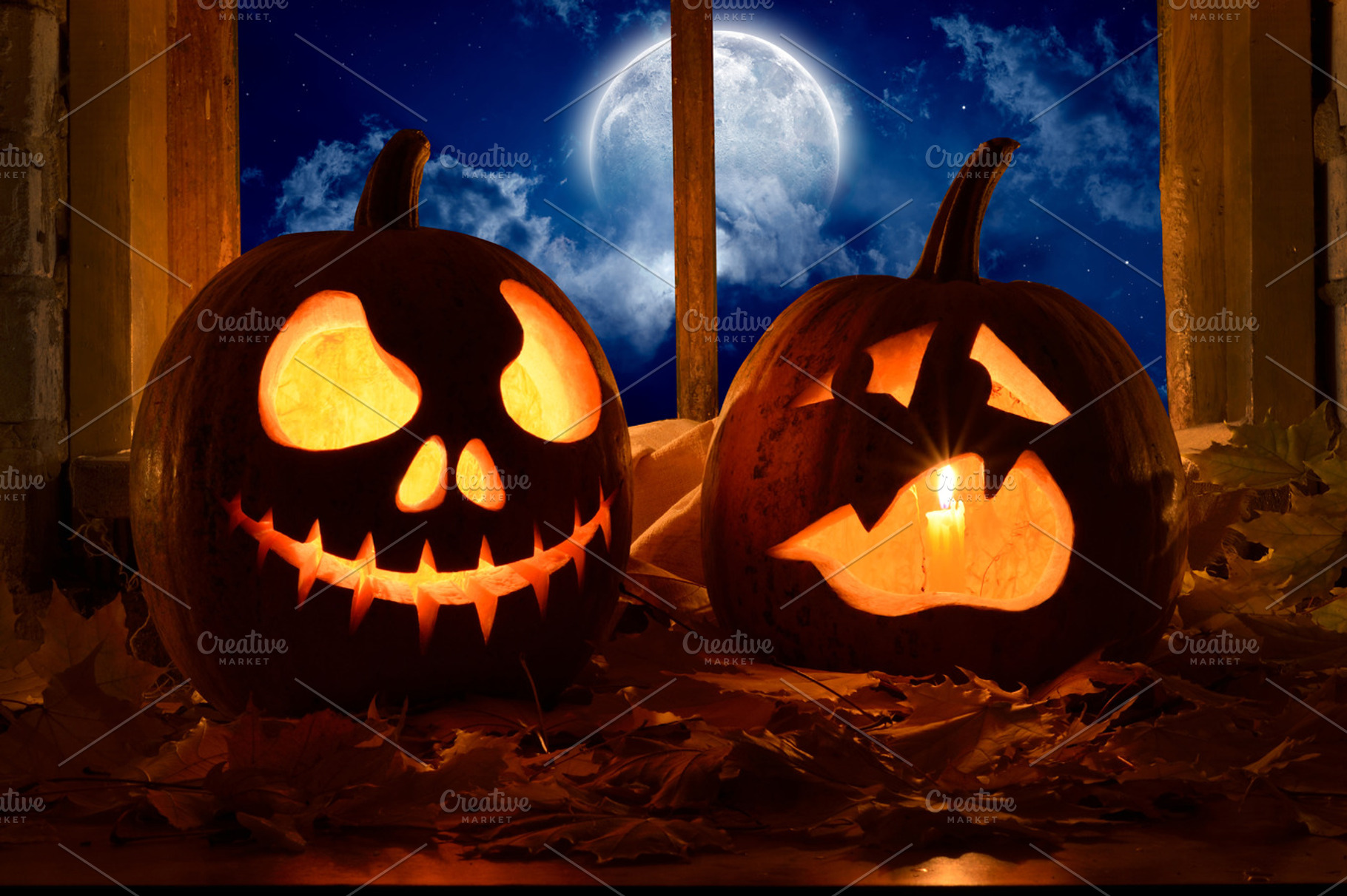 Photo pumpkins on a table featuring autumn, background, and black, a Holiday Photo by RichmanStudio